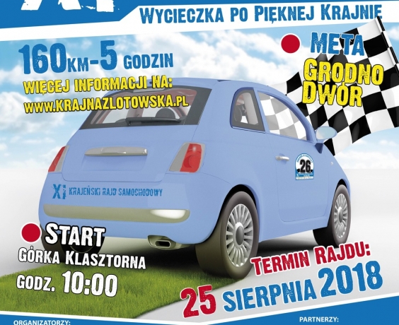 XI Krajeński Rajd Samochodowy-trwają ostatnie zapisy